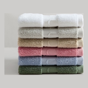 Calvin Klein Iconic Cotton Jacquard Bath Towel, 56" x 30" - Pink Peony - Image 7