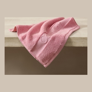 Calvin Klein Iconic Cotton Jacquard Bath Towel, 56" x 30" - Pink Peony - Image 5