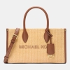 Michael Kors Outlet Mirella Medium Woven Satchel