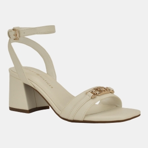 Tommy Hilfiger Women's Raneen Block Heel Dress Sandal - Ivory