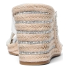 Michael Kors Women's Kenzie Slip-On Wedge Sandals - Silver Leather - Image 4