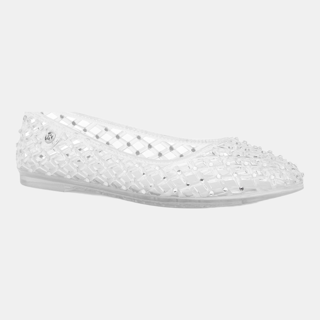 Michael Kors Women's Pixie Jelly Slip-On Ballet Flats - Clear Jelly