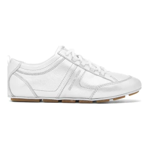 Michael Kors Women's Keely Lace-Up Trainer Sneakers - Silver Leather - Image 3
