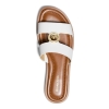 Michael Kors Women's Erin Flat Sandals - Optic White Leather - Image 4