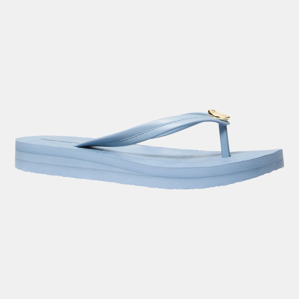 Michael Kors Women's Posie Flip Flops Sandals - Chambray Croc
