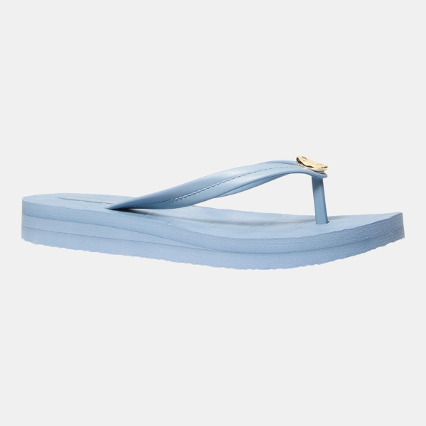 Michael Kors Women's Posie Flip Flops Sandals - Chambray Croc