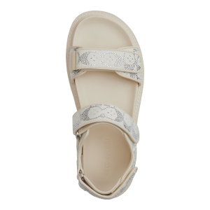 Coach Women's Brynn Round Toe Sandals - Chalk Denim Crystal Signature Jacquard - Image 5