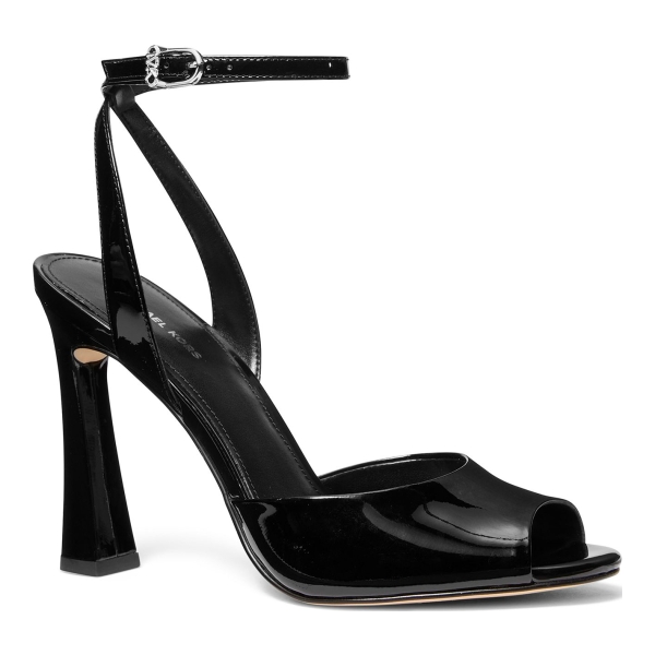 Alternative view of Michael Kors Women's Rosie Peep Toe High Sandals - Black Patent