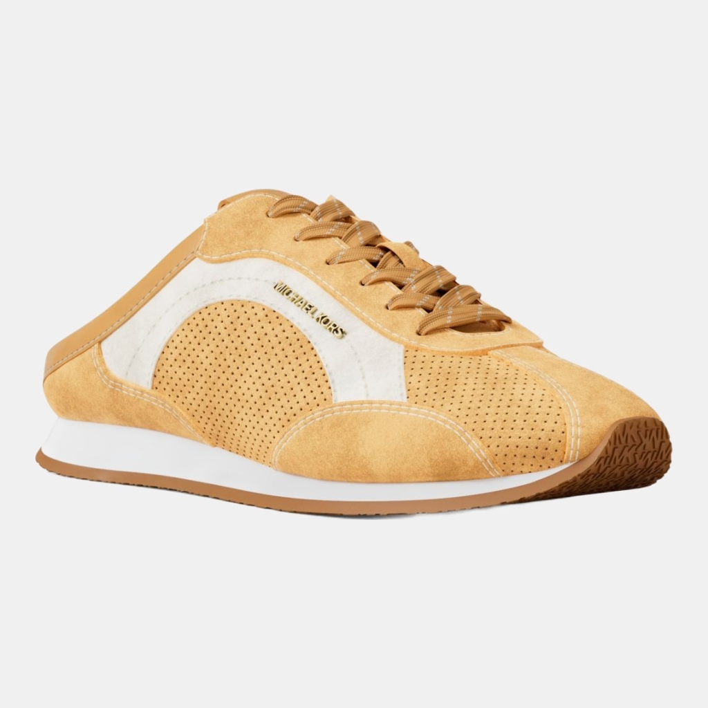 Michael Kors Outlet Avi Suede Slip-On Sneaker - HONEYWHEAT
