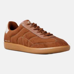 Michael Kors Outlet Benny Suede Sneaker - LUGGAGE