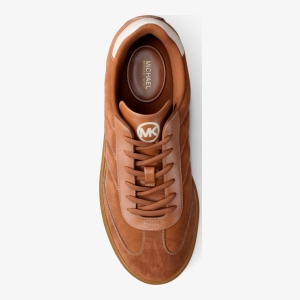 Michael Kors Outlet Sammy Suede Sneaker - Image 6