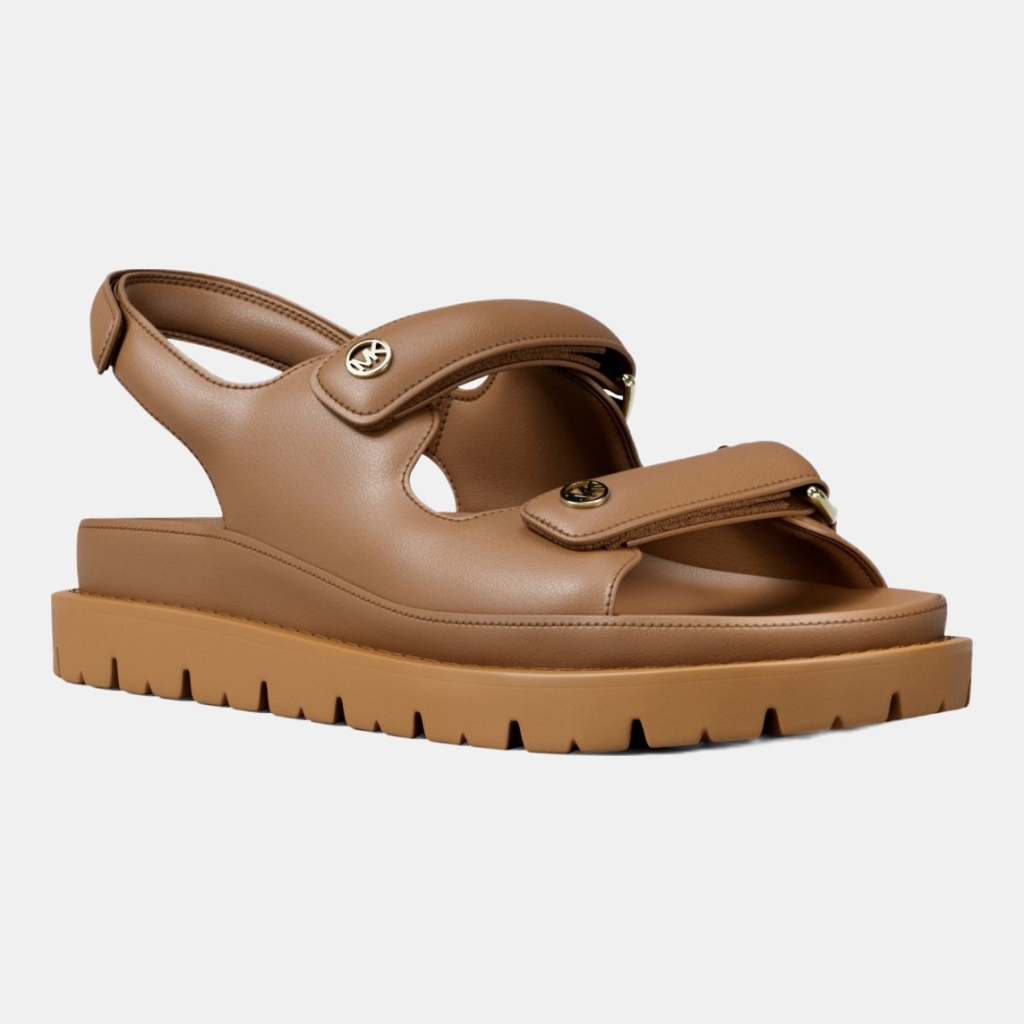 Michael Kors Outlet Holland Sandal - LUGGAGE