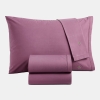 Lacoste Solid Cotton Percale 4-Pc. Sheet Sets - Plum