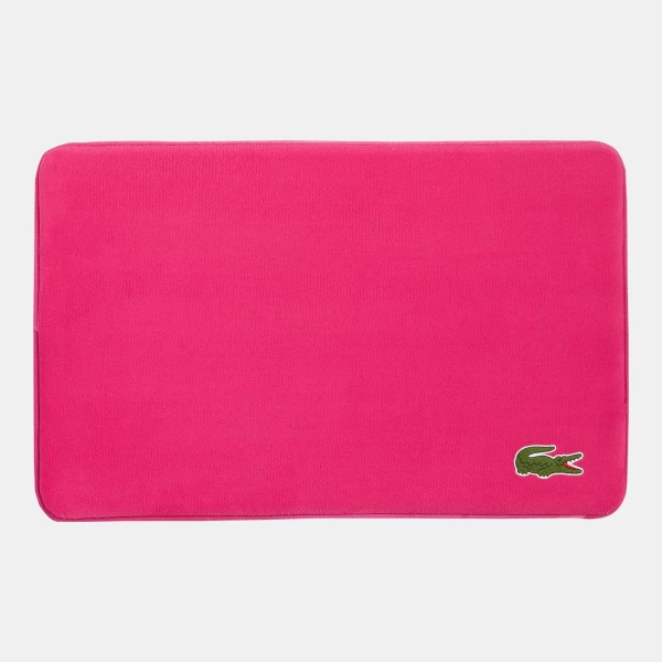 Lacoste Crocodile Memory Foam Bath Rug, 19" x 30" - Magenta