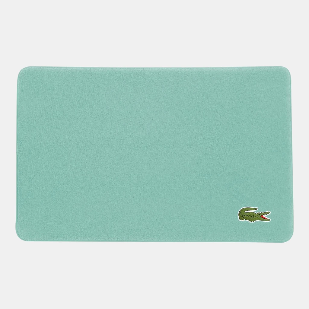 Lacoste Crocodile Memory Foam Bath Rug, 19" x 30" - Beach Glass