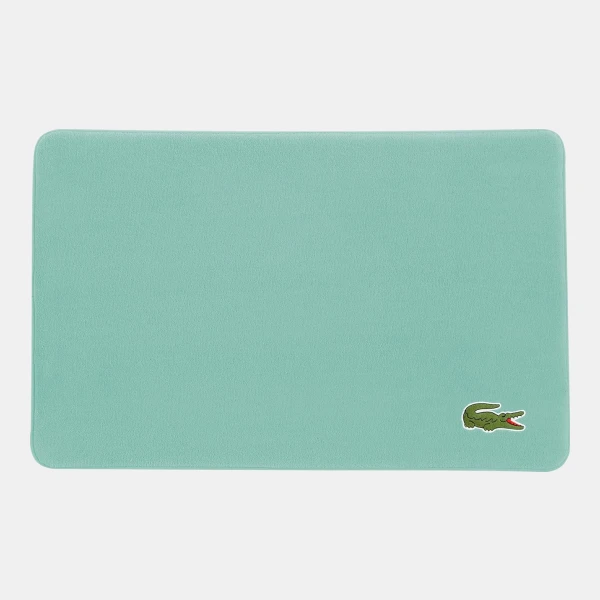 Lacoste Crocodile Memory Foam Bath Rug, 19" x 30" - Beach Glass
