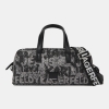 KL Jeans Denim graphic print bowling bag