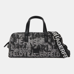 KL Jeans Denim graphic print bowling bag