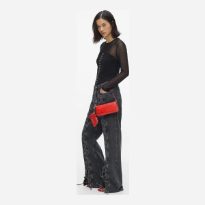KL Jeans Transformable croco pouch - Image 3