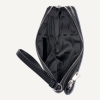 DKNY SARAH DUAL ZIP POUCH WRISTLET - Denim/Black - Image 4