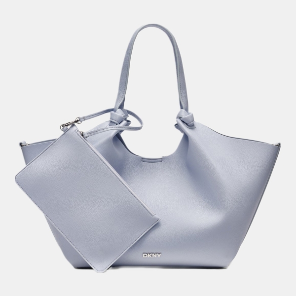 DKNY PAULA MEDIUM COMMUTER TOTE - Frost Blue