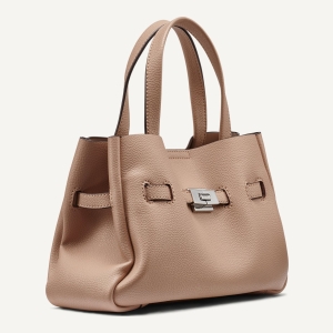 DKNY BRYAR SMALL SATCHEL - Cappuccino - Image 3