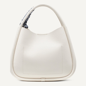 DKNY CAPRI MEDIUM HOBO BAG - Marshmallow - Image 5