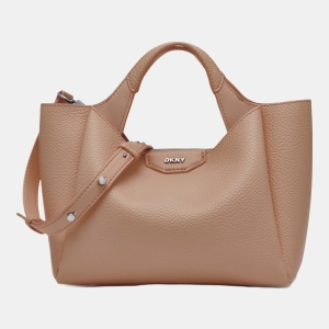 DKNY WILLA MINI SATCHEL - CAPPUCCINO