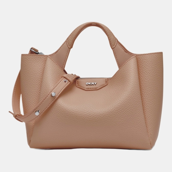 DKNY WILLA MINI SATCHEL - CAPPUCCINO