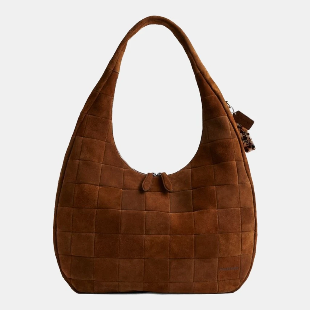 Coach Alter/Ego Large Crescent Shoulder Bag - Warm Brown