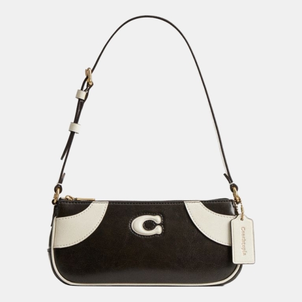 Coach Bowling Small Shoulder Bag - Black & White