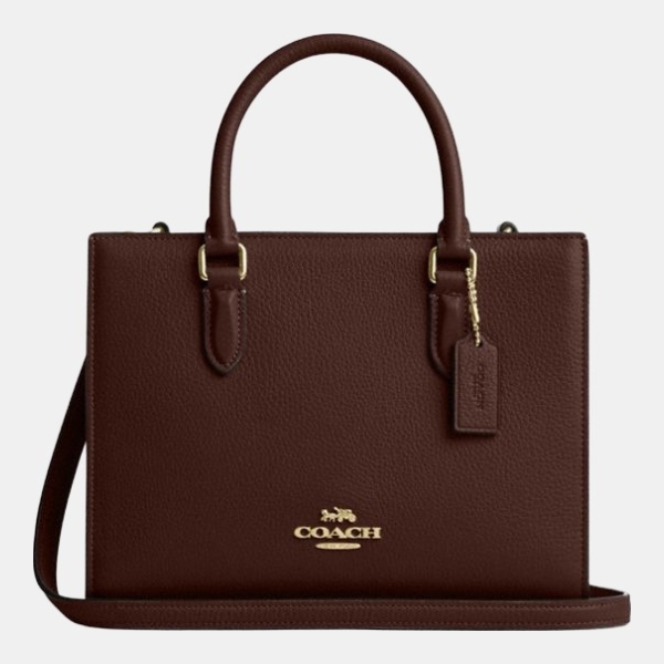 Coach Maggie Small Tote Bag - Gold/Maple