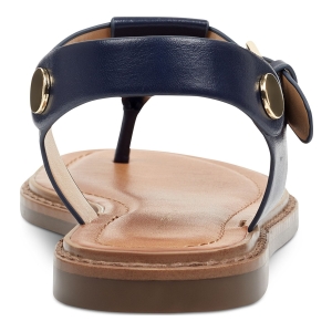 Tommy Hilfiger Women's Bennia Flat Thong Sandals - Dark Blue - Image 4
