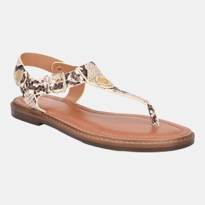 Tommy Hilfiger Women's Bennia Flat Thong Sandals - Snake
