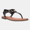 Tommy Hilfiger Women's Bennia Flat Thong Sandals - Black Patent