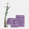 Egyptian Cotton Bath Towel, Set of 2 - Royal Purp