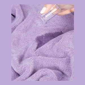 Salem Premium 100% Turkish Cotton 6 Piece Bath Towel Set - Lilac - Image 7
