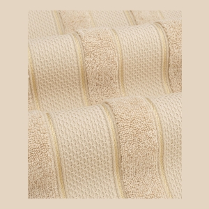 Salem Premium 100% Turkish Cotton 6 Piece Bath Towel Set - Sand Taupe - Image 4