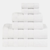 Salem Premium 100% Turkish Cotton 6 Piece Bath Towel Set - White
