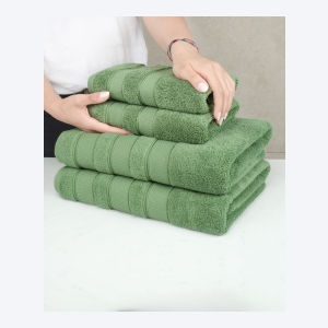 Salem Premium 100% Turkish Cotton 6 Piece Bath Towel Set - Sage Green - Image 5