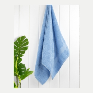 Bekos Premium 100% Turkish Cotton 4-Piece Bath Towel Set - Sky Blue - Image 3
