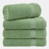 Bekos Premium 100% Turkish Cotton 4-Piece Bath Towel Set - Sage Green
