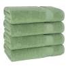 Bekos Premium 100% Turkish Cotton 4-Piece Bath Towel Set - Sage Green - Image 5