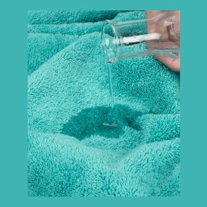 Edison Luxury 100% Turkish Cotton 4-Piece Hand Towel Set - Turquoise Blue - Image 5