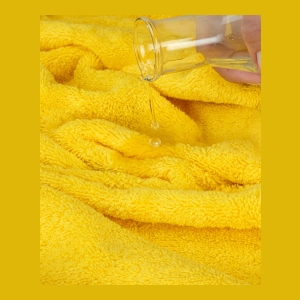 Edison Luxury 100% Turkish Cotton 4-Piece Hand Towel Set - Yellow - Image 5