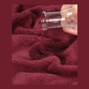 Edison Luxury 100% Turkish Cotton 4-Piece Hand Towel Set - Bordeaux - Image 5