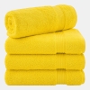 Bekos Premium 100% Turkish Cotton 4-Piece Bath Towel Set - Yellow