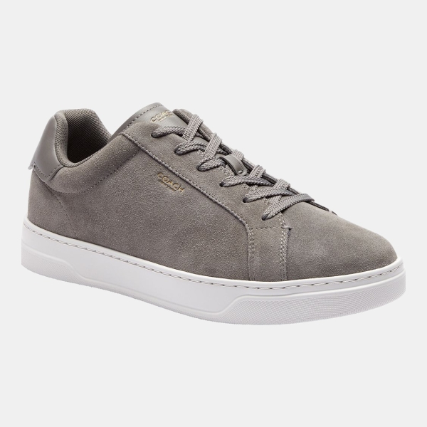 Coach Men's High Line Suede Sneakers - Charcoal