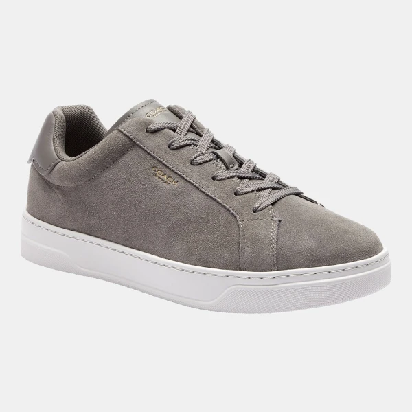 Coach Men's High Line Suede Sneakers - Charcoal