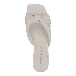 Tommy Hilfiger Women's Philie Knotted Crisscross Block Heel Sandals - White Patent - Image 5